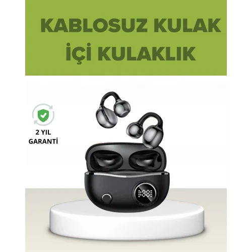 Mey İthalat® Açık Kulak Tasarımlı Bluetooth 5.4 Kablosuz Kulaklık – Uzun Pil Ömrü