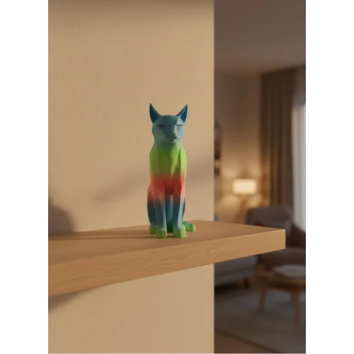 Mey İthalat® AÇIK RAİNBOW KEDİ