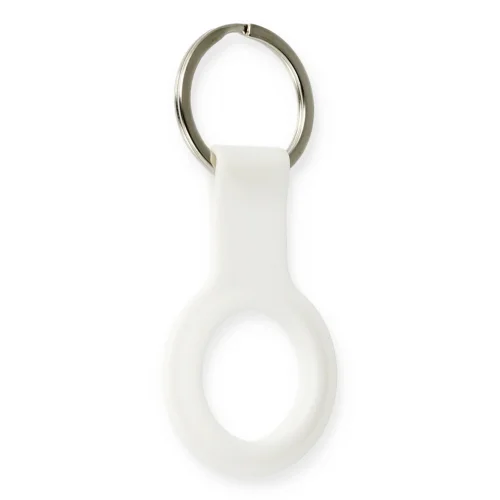 Mey İthalat®  Airtag Silikon Kılıf - Beyaz