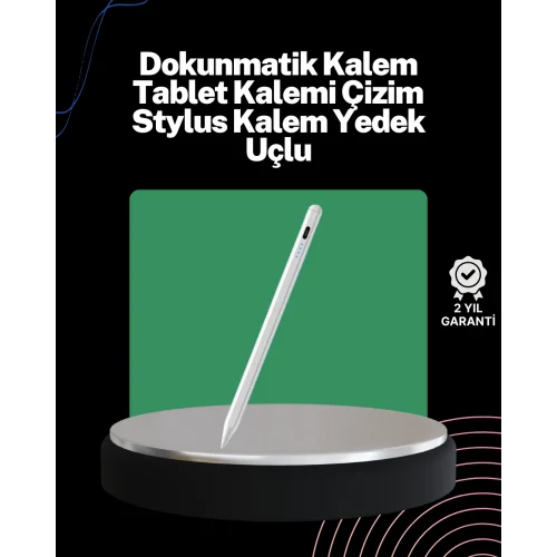 Mey İthalat® Akıcı Yazı ve Çizim için Eğim Sensörlü Dijital Kalem – 20 Saat Kesintisiz Kullanım