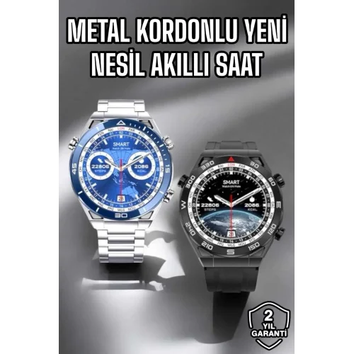 Mey İthalat® Akıllı Saat 2024 Model Arama Cevaplayan Uyku ve Sağlık Takibi