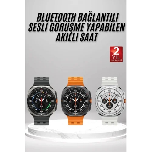 Mey İthalat® Akıllı Saat Amoled Ekran Bluetooth Bağlantılı Sağlık Takibi GPS Uyumlu