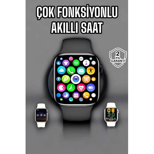 Mey İthalat® Akıllı Saat Amoled Ekran GPS ve Uyku Takibi Bluetooth Bağlantılı