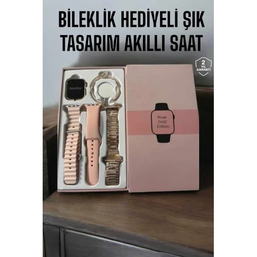 Mey İthalat® Akıllı Saat Bileklik Hediyeli Uzun Pil Ömrü GPS Takibi