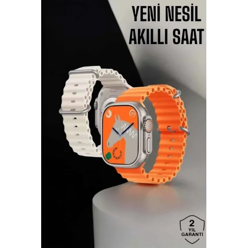 Mey İthalat® Akıllı Saat Bluetooth Bağlantılı Uyku ve Sağlık Takibi