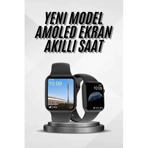 Mey İthalat® Akıllı Saat Çok Fonksiyonlu Uyku Takibi Adımsayar Nabız Ölçer Arama Cevaplayan