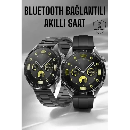 Mey İthalat® Akıllı Saat Sesli Görüşme, NFC Uyumlu, Bildirim Görme ve Uyku ve Sağlık Takibi