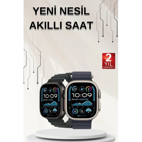 Mey İthalat® Akıllı Saat Sesli Görüşme Titreşimli GPS Bağlantısı Müzik Dinleme Sosyal Medya Bildirimleri