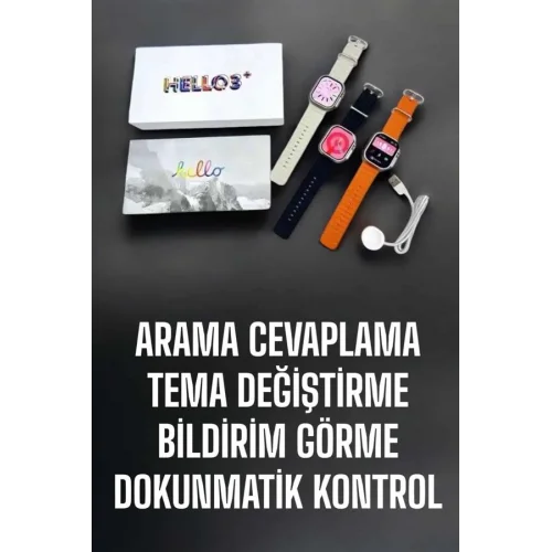 Mey İthalat® Akıllı Saat Yeni Nesil Bluetooth Bağlantılı Uyku Sağlık Takibi GPS Ve NFC Uyumlu