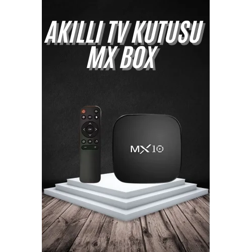 Mey İthalat® Akıllı TV kutusu Mx Box Android 7.1 TV kutusu 2.4G Wifi