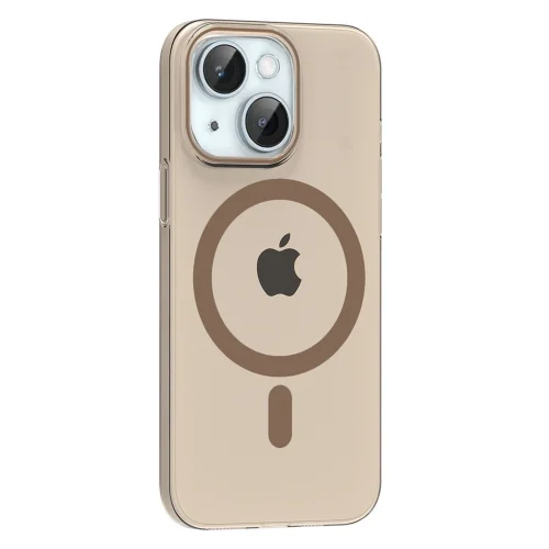 Mey İthalat®  Apple iPhone 14 PC Blank Magsafe Kapak - Çöl Titanyum