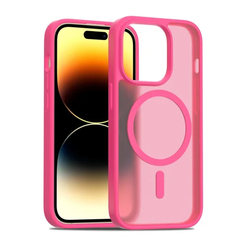 Mey İthalat®  Apple iPhone 14 Pro Jota Magsafe Kapak - Rose