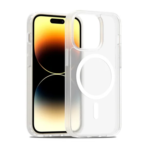Mey İthalat®  Apple iPhone 14 Pro Jota Magsafe Kapak - Şeffaf
