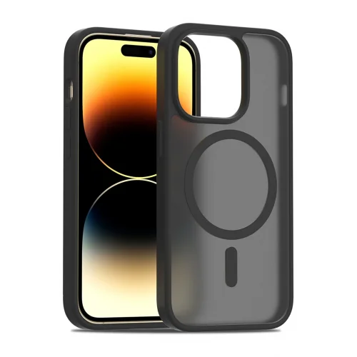 Mey İthalat®  Apple iPhone 14 Pro Jota Magsafe Kapak - Siyah