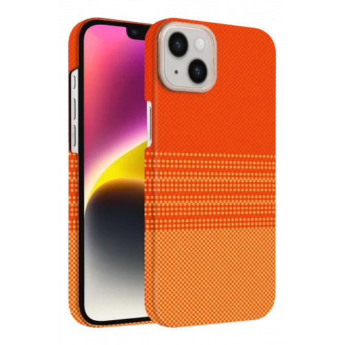 Mey İthalat®  Apple iPhone 14 Vega Magsafe Kapak - Sarı