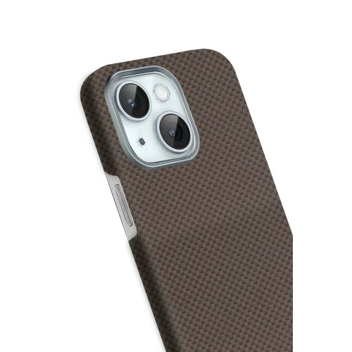 Mey İthalat®  Apple iPhone 14 Volt Magsafe Kapak - Kahverengi