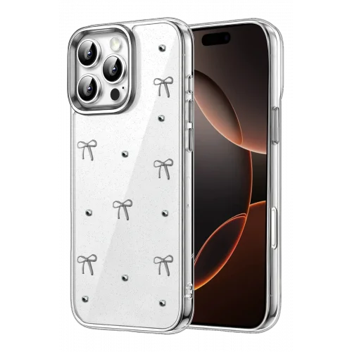 Mey İthalat®   iPhone 16 Pro Max Fiyonk Desenli Kapak - Desen 5