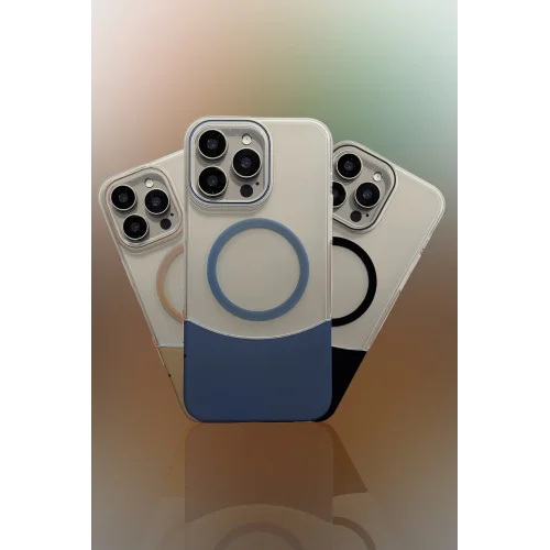 Mey İthalat®  Apple iPhone 16 Pro Velar Magsafe Kapak - Siyah