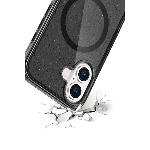 Mey İthalat®  Apple iPhone 16 Star Magsafe Kapak - Siyah