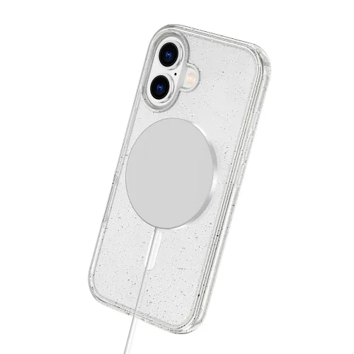 Mey İthalat®  Apple iPhone 16 Star Magsafe Kapak - Turuncu