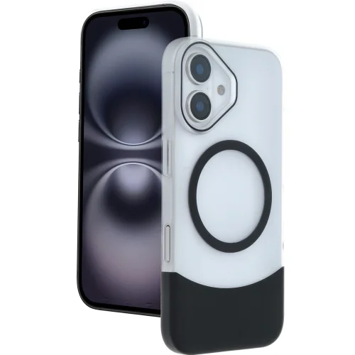 Mey İthalat®  Apple iPhone 16 Velar Magsafe Kapak - Siyah