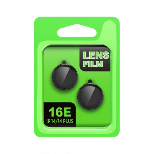 Mey İthalat®  Apple iPhone 16E Raze Metal Kamera Lens - Siyah