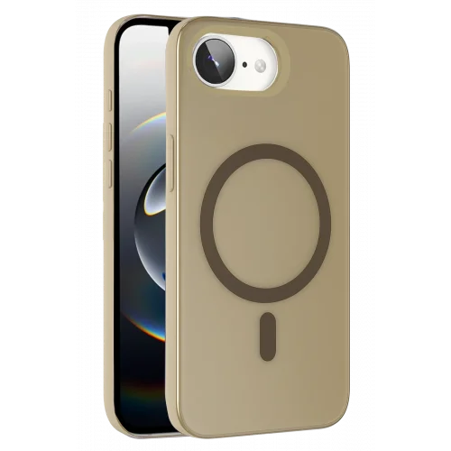 Mey İthalat®  Apple iPhone 16E Tuna PC Slim Magsafe Kapak - Titan Gri