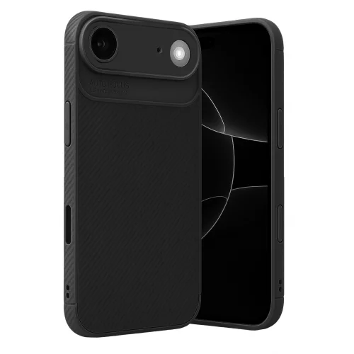 Mey İthalat®  Apple iPhone 17 Air Auto Focus Karbon Kapak - Siyah