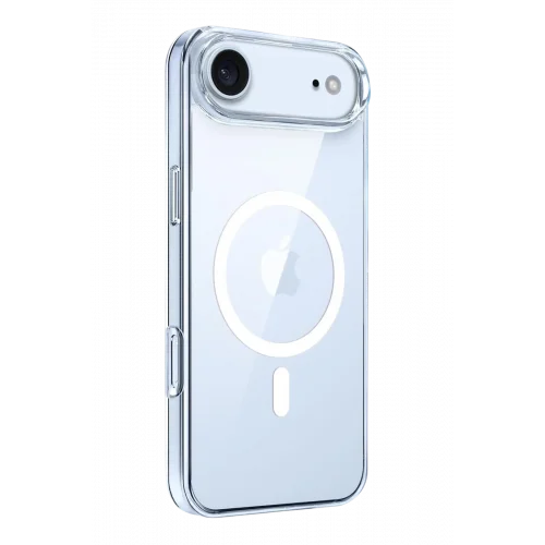 Mey İthalat®  Apple iPhone 17 Air Combo Sert Şeffaf Magsafe Kapak - Şeffaf