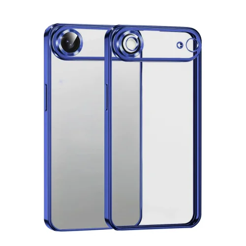 Mey İthalat®  Apple iPhone 17 Air  Lensli Silikon - Lacivert