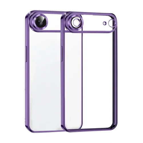 Mey İthalat®  Apple iPhone 17 Air  Lensli Silikon - Mor