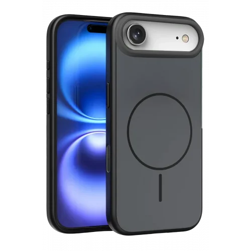 Mey İthalat®  Apple iPhone 17 Air Neva Magsafe Kapak - Siyah