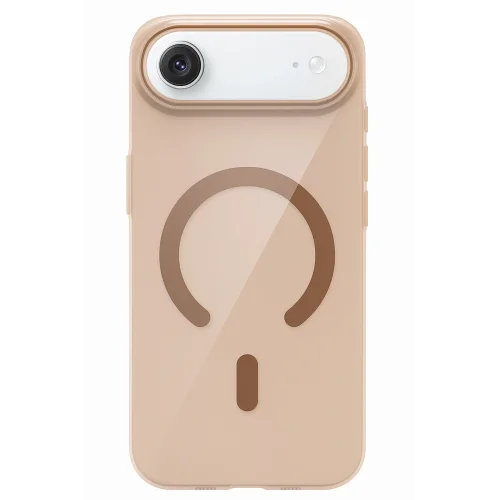 Mey İthalat®  Apple iPhone 17 Air PC Blank Magsafe Kapak - Çöl Titanyum