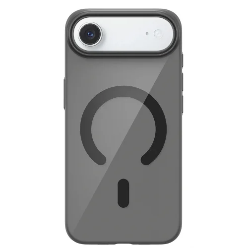 Mey İthalat®  Apple iPhone 17 Air PC Blank Magsafe Kapak - Siyah