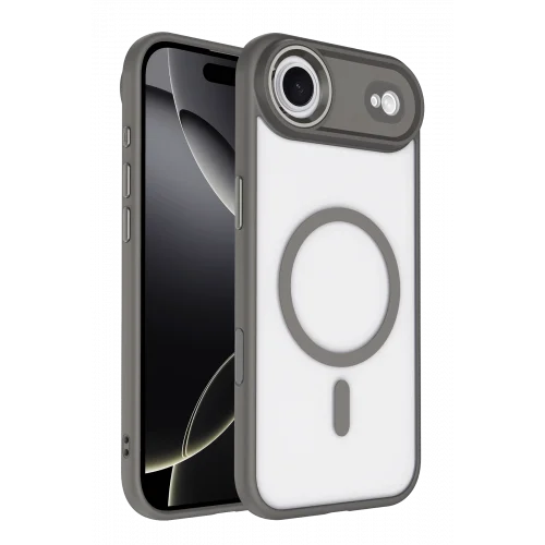 Mey İthalat®  Apple iPhone 17 Air Terea Magsafe Kapak - Gri