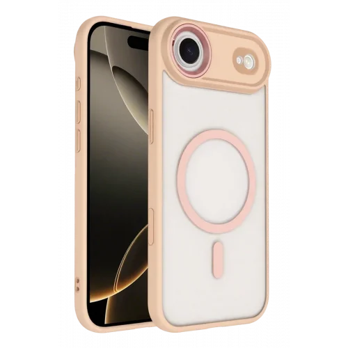 Mey İthalat®  Apple iPhone 17 Air Terea Magsafe Kapak - Pembe