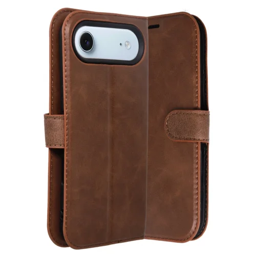 Mey İthalat®  Apple iPhone 17 Air Trend S Plus Kapaklı Kılıf - Taba