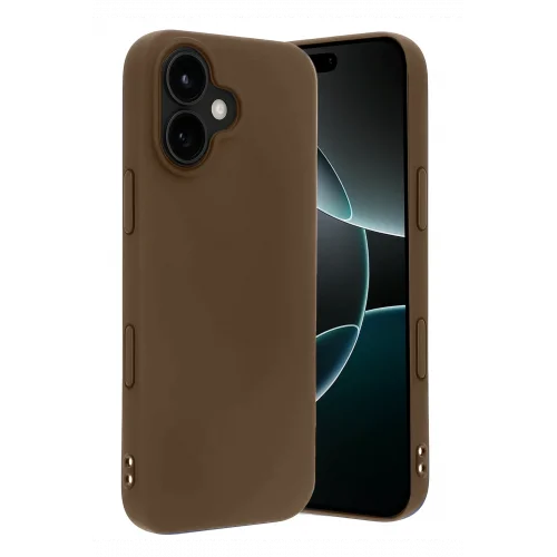 Mey İthalat®  Apple iPhone 17 First Silikon - Kahverengi