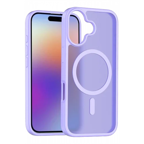 Mey İthalat®  Apple iPhone 17 Jota Magsafe Kapak - Lila