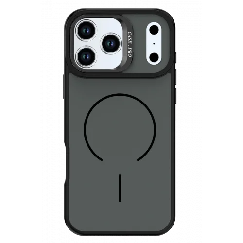 Mey İthalat®  Apple iPhone 17 Pro Flexa Magsafe Kapak - Siyah