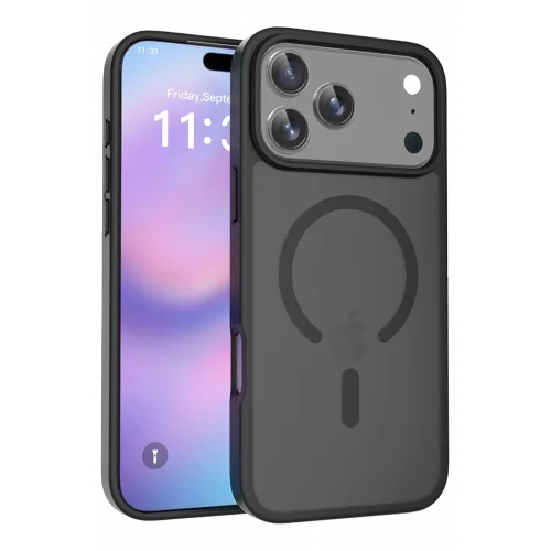 Mey İthalat®  Apple iPhone 17 Pro Jota Magsafe Kapak - Siyah