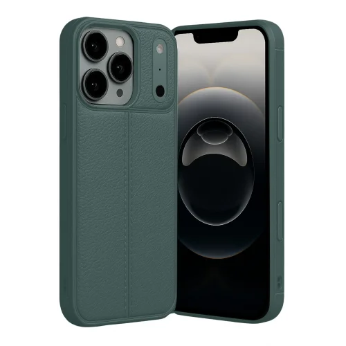 Mey İthalat®  Apple iPhone 17 Pro Max Auto Focus Kapak - Koyu Yeşil