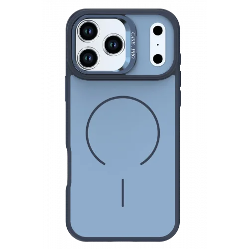 Mey İthalat®  Apple iPhone 17 Pro Max Flexa Magsafe Kapak - Mavi