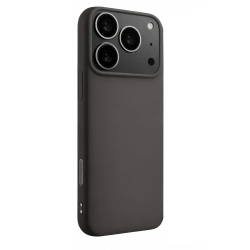 Mey İthalat®  Apple iPhone 17 Pro Max Nano içi Kadife Silikon - Gri