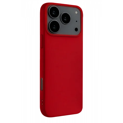 Mey İthalat®  Apple iPhone 17 Pro Max Nano içi Kadife Silikon - Kırmızı