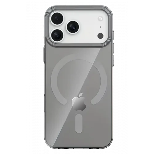 Mey İthalat®  Apple iPhone 17 Pro Max PC Blank Magsafe Kapak - Natural Grey