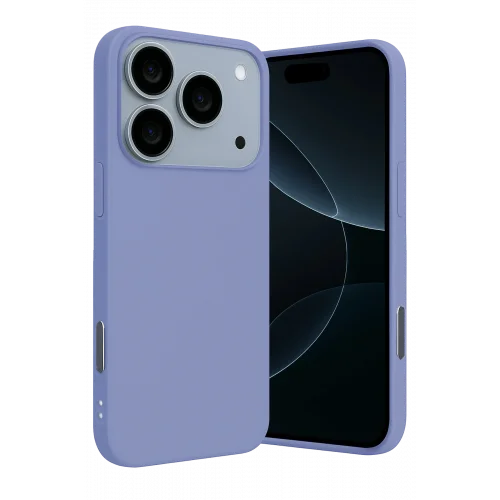 Mey İthalat®  Apple iPhone 17 Pro Nano içi Kadife Silikon - Lila