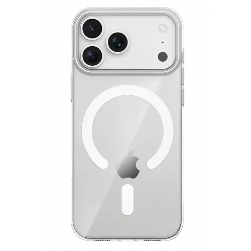 Mey İthalat®  Apple iPhone 17 Pro PC Blank Magsafe Kapak - Şeffaf