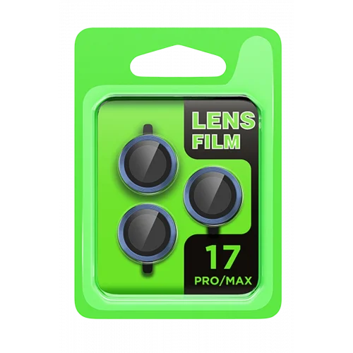 Mey İthalat®   iPhone 17 Pro Raze Metal Kamera Lens - Koyu Mavi