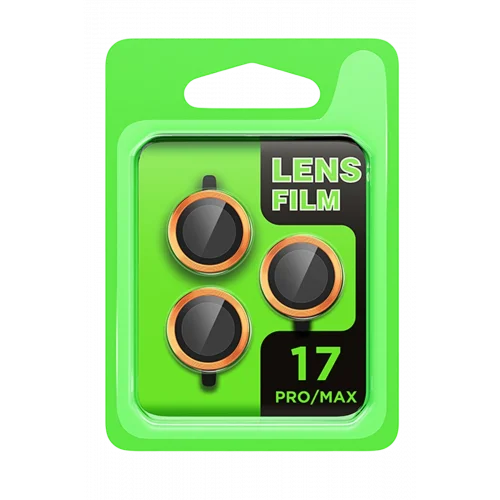 Mey İthalat®  Apple iPhone 17 Pro Raze Metal Kamera Lens - Turuncu